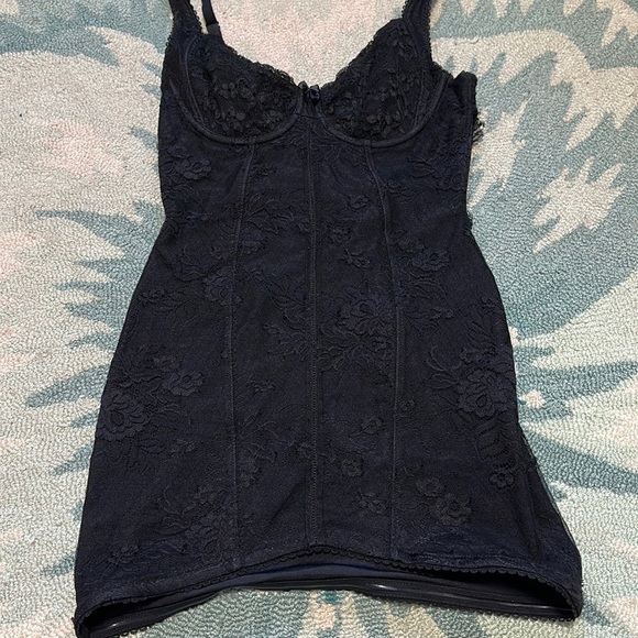 Balenciaga Lace Mini Corset Dress-SEEN ON DUA LIPA - Picture 9 of 16